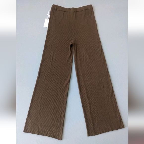 Good American Brown Wide-Leg Pants - Picture 8 of 10